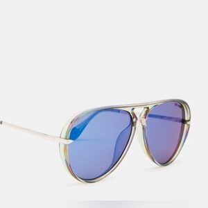 Steve Madden Nuncio Aviator Sunglasses with Blue Lenses AND Sport Glasses